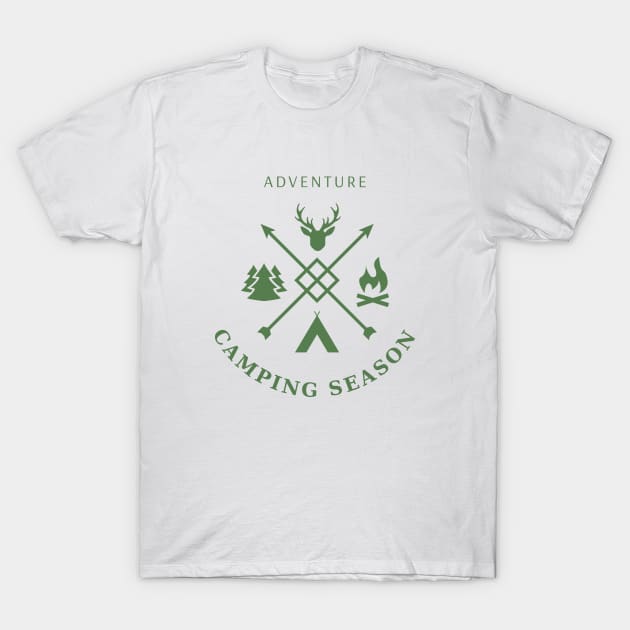 Camping T-Shirt by Design301